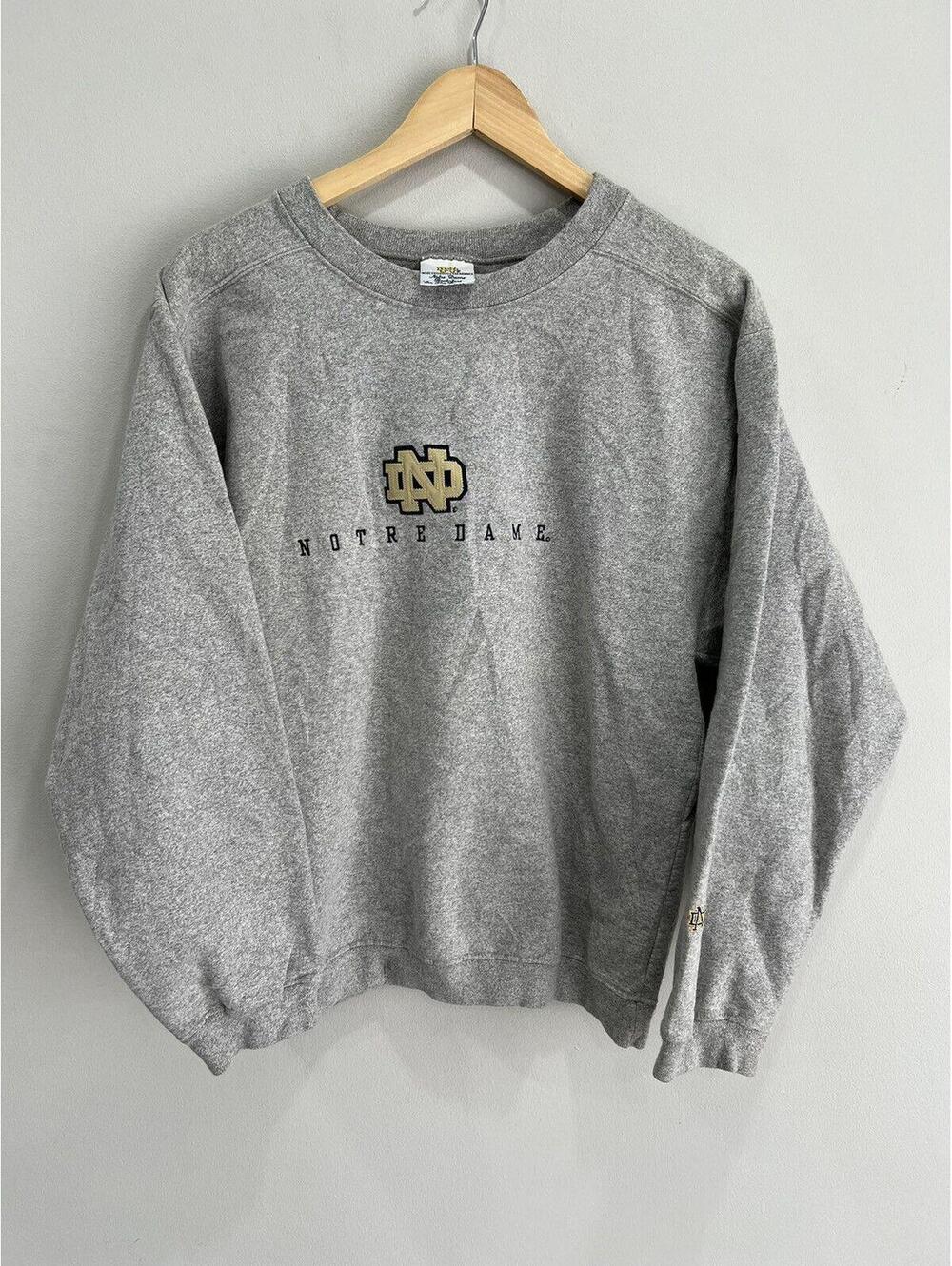 Vintage Notre Dame Sweater Sweatshirt crewneck